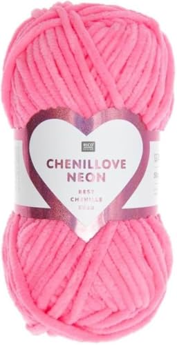 Rico Design Entdecken Sie die Weichheit des Creative Chenillove Neon-Knäuels 50 g von Color: 02 Neon Rosa Rico Design Entdecken Sie die Weichheit des Creative Chenillove Neon-Knäuels 50 g von Color: 02 Neon Rosa von Rico Design
