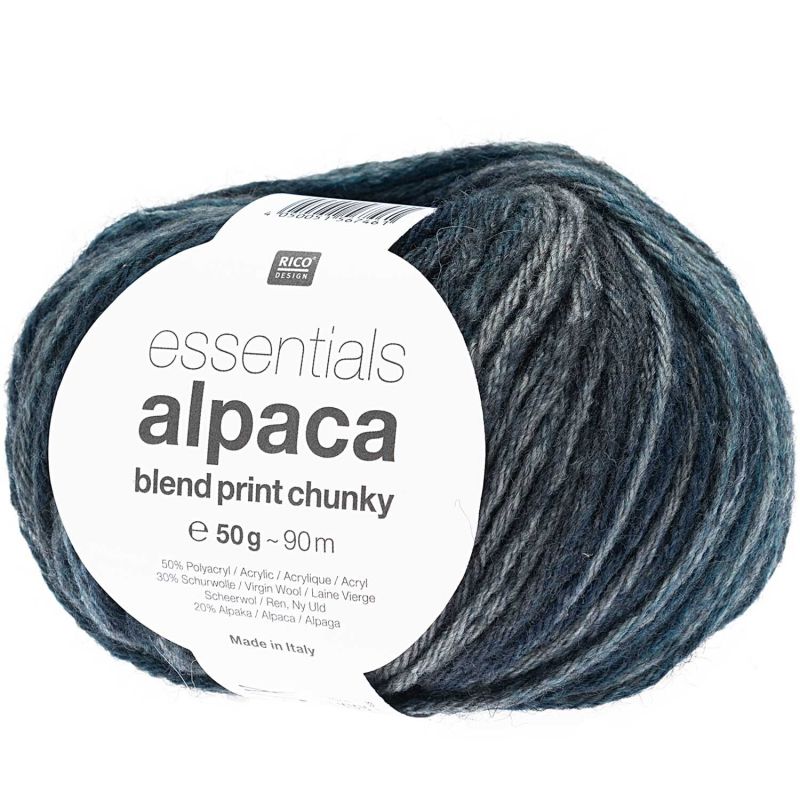 Essentials Alpaca Blend Print Chunky von Rico Design
