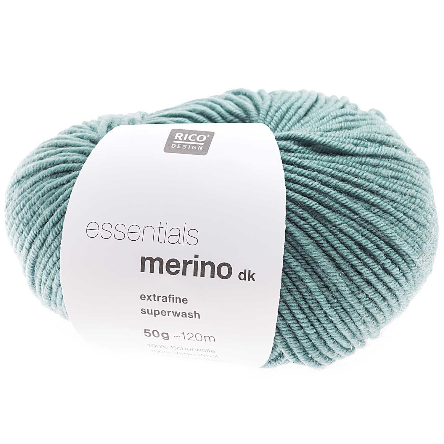 Rico Design Essentials Merino dk 50g 120m hellpetrol Rico Design Essentials Merino dk 50g 120m hellpetrol von Rico Design