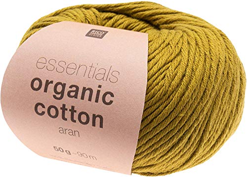 Rico Design Essentials Organic Cotton aran, 50 g, ca. 90 m Oliv Rico Design Essentials Organic Cotton aran, 50 g, ca. 90 m Oliv von Rico Design