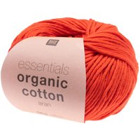 Rico Design Essentials Organic Cotton aran - Rot von Rot
