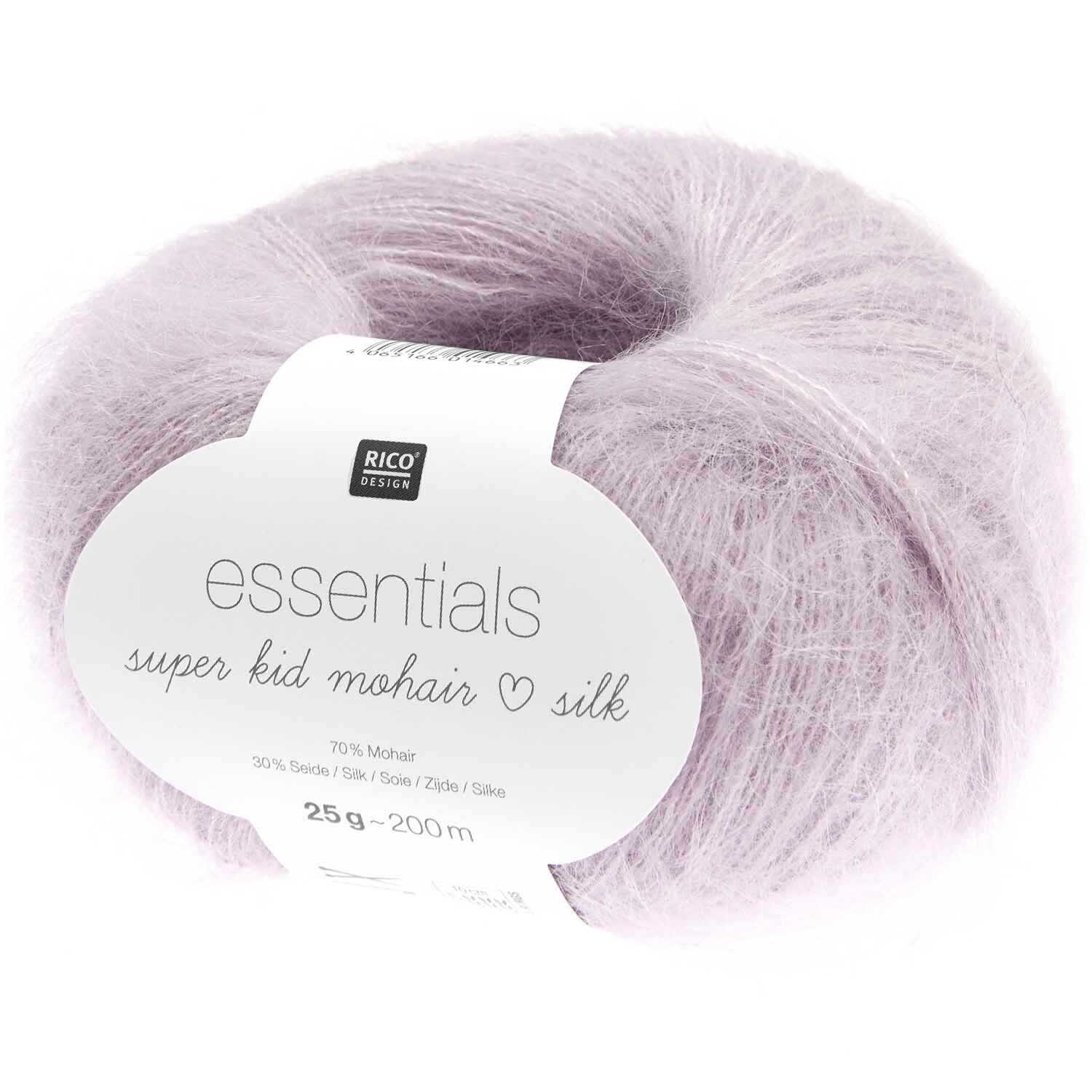 Rico Design Essentials Super Kid Mohair Loves Silk Blasslila Rico Design Essentials Super Kid Mohair Loves Silk Blasslila von Rico Design