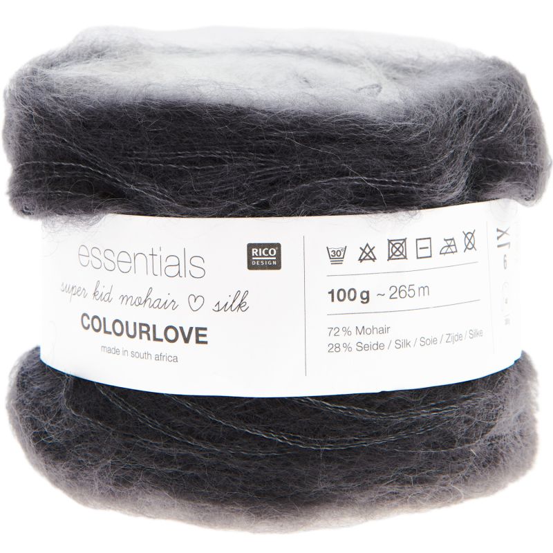 Essentials Super Kid Mohair Loves Silk Colourlove von Rico Design