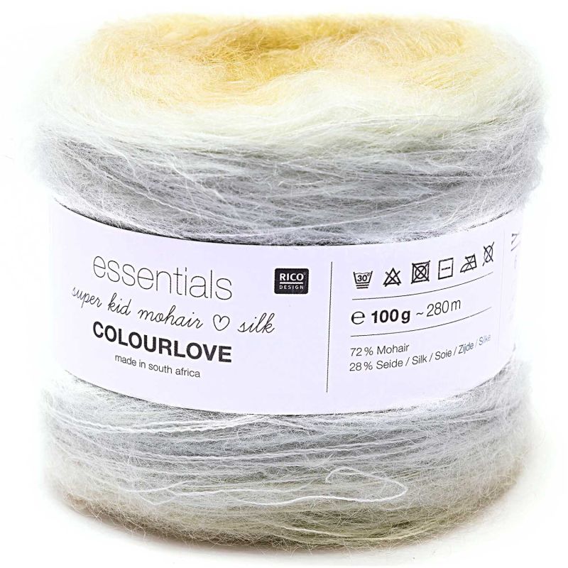 Essentials Super Kid Mohair Loves Silk Colourlove von Rico Design