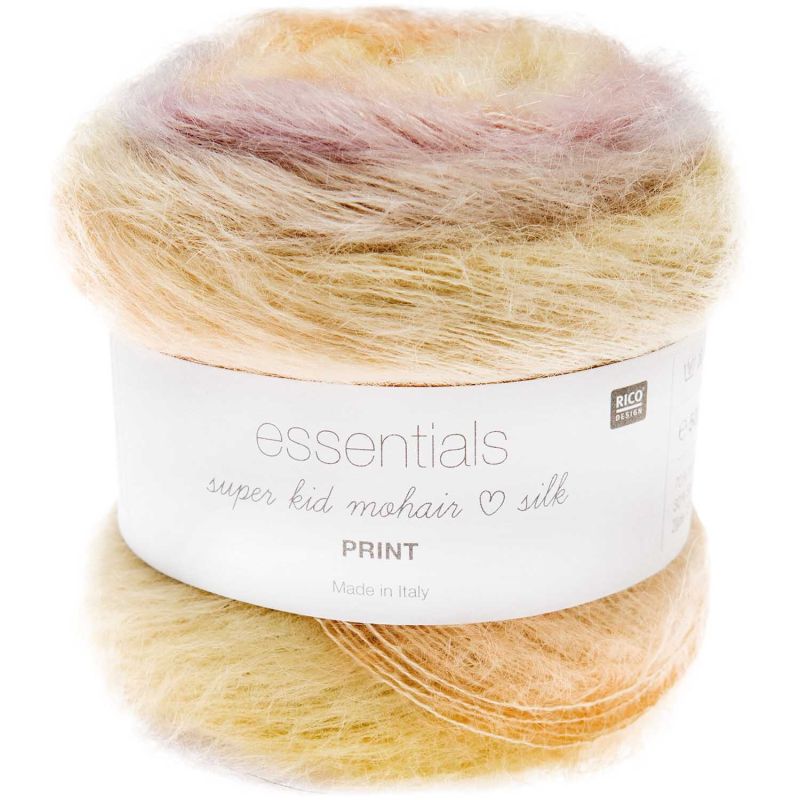 Essentials Super Kid Mohair Loves Silk Print von Rico Design