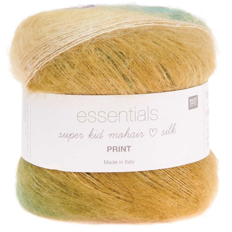 Essentials Super Kid Mohair Loves Silk Print von Rico Design