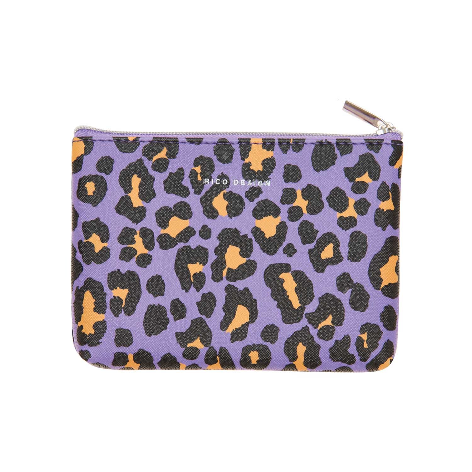 Etui Acid Leo lila-orange 14x10cm Etui Acid Leo lila-orange 14x10cm von Rico Design
