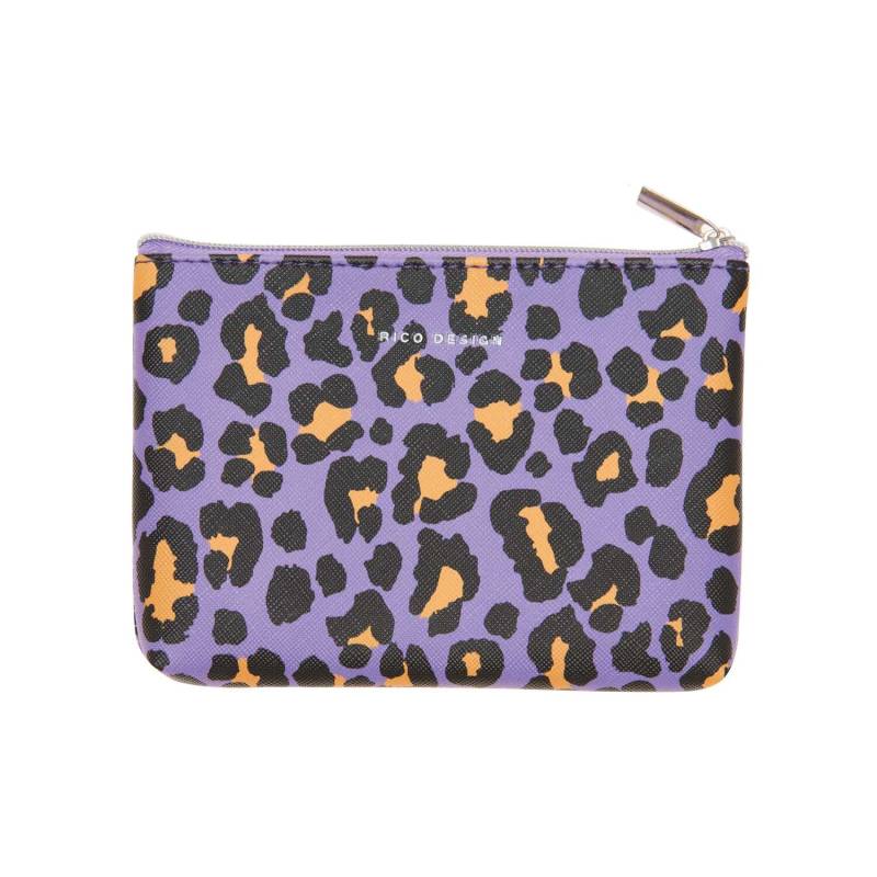 Etui Acid Leo lila-orange 14x10cm von Rico Design