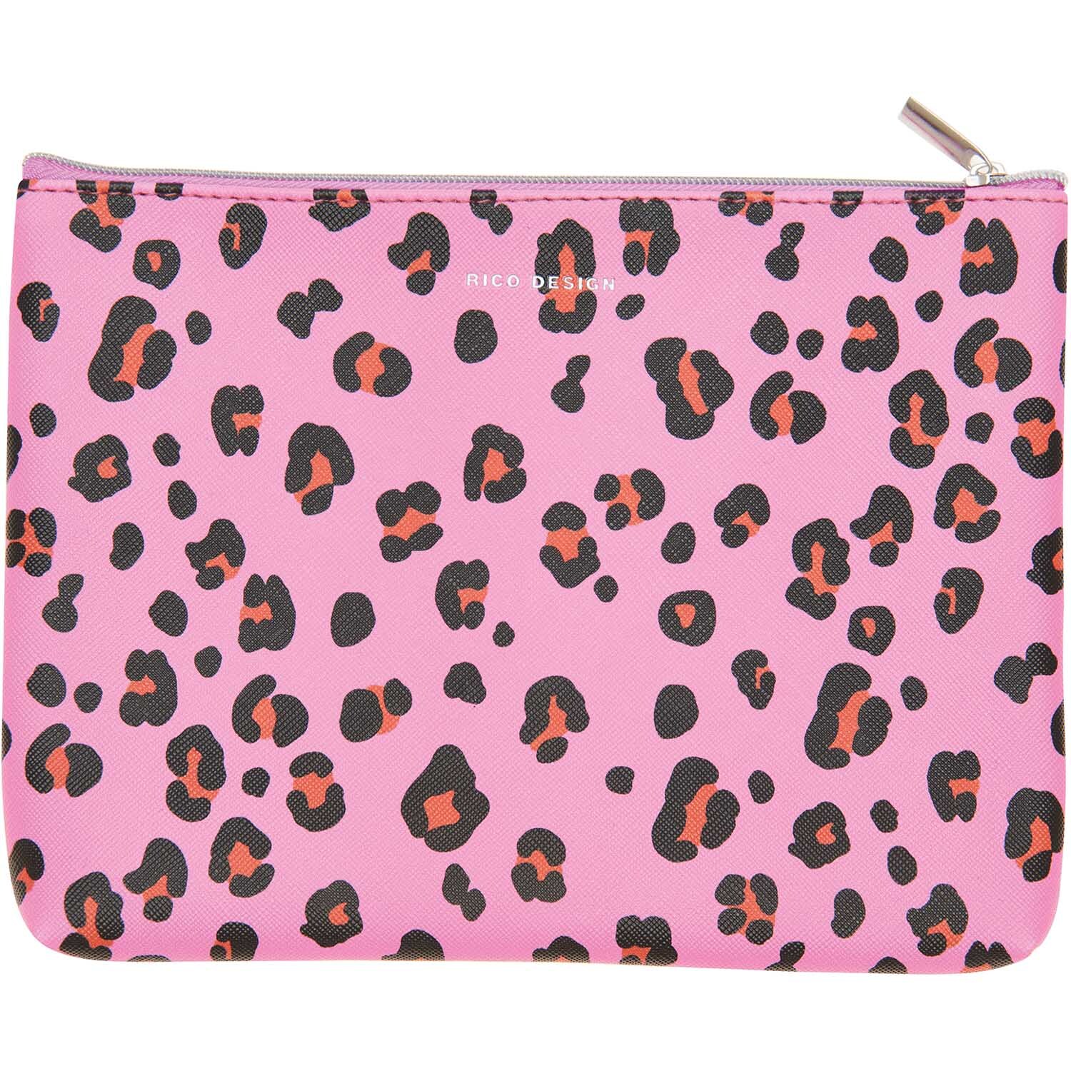 Etui Acid Leo pink-neonrot 20x15cm Etui Acid Leo pink-neonrot 20x15cm von Rico Design
