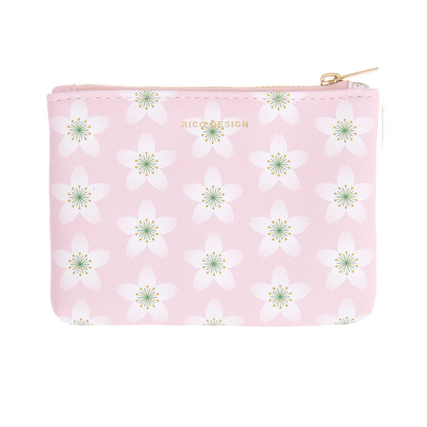 Etui Kirschblüten rosa 14x10cm von Rico Design