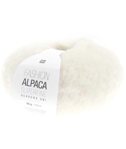 Rico Design Fashion Alpaca Superfine Heavens Uni Color: 01 Creme von Rico Design