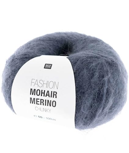 Rico Design | Fashion Mohair Merino Chunky | 50g 100m blau von Rico Design