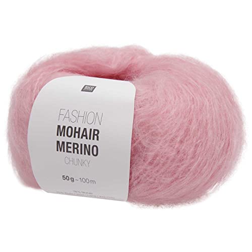Rico Design | Fashion Mohair Merino Chunky | 50g 100m rosa Rico Design | Fashion Mohair Merino Chunky | 50g 100m rosa von Rico Design