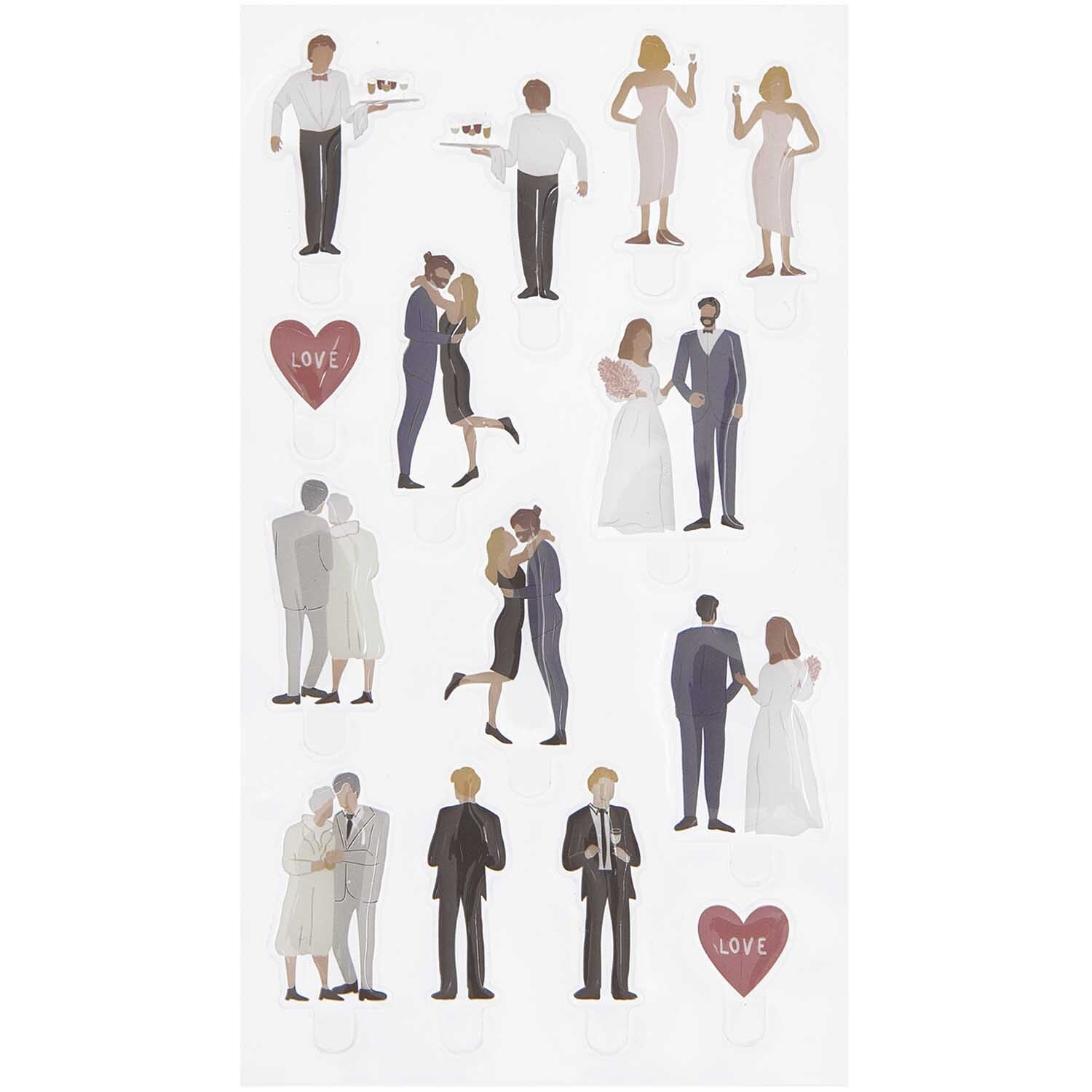 Figurico Gelsticker Hochzeit 1 von Rico Design