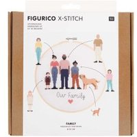 Figurico Stickpackung Family 20cm von Rico Design