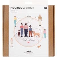 Figurico Stickpackung Family 20cm von Rico Design