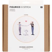 Rico Design Figurico Stickpackung Girlfriend & Boyfriend 20cm von Rico Design