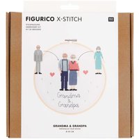 Rico Design Figurico Stickpackung Grandma & Grandpa 20cm von Rico Design