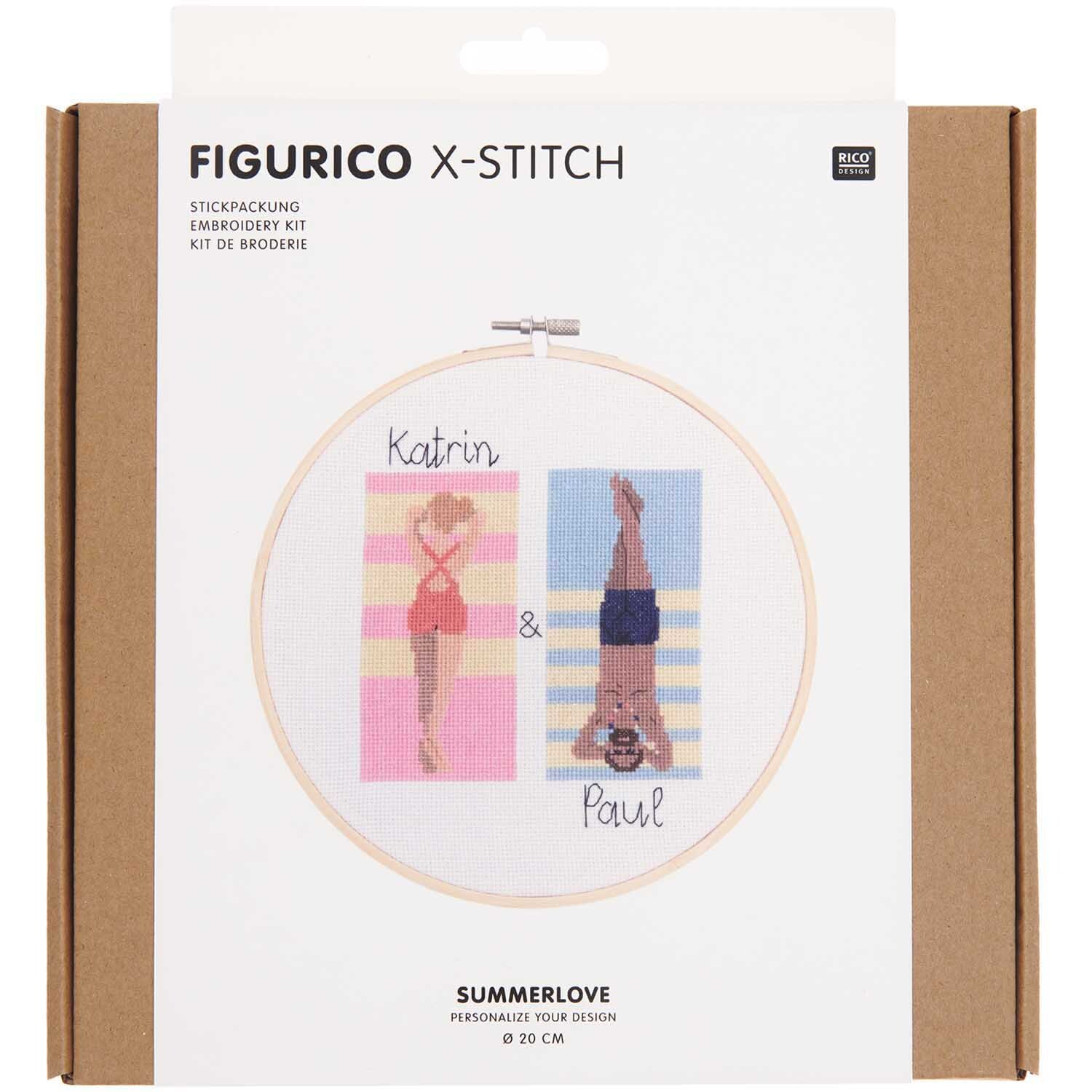 Figurico Stickpackung Summerlove 20cm von Rico Design