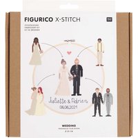 Figurico Stickpackung Wedding Ø 20cm Figurico Stickpackung Wedding Ø 20cm von Rico Design