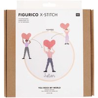 Figurico Stickpackung You Rock My World 20cm Figurico Stickpackung You Rock My World 20cm von Rico Design