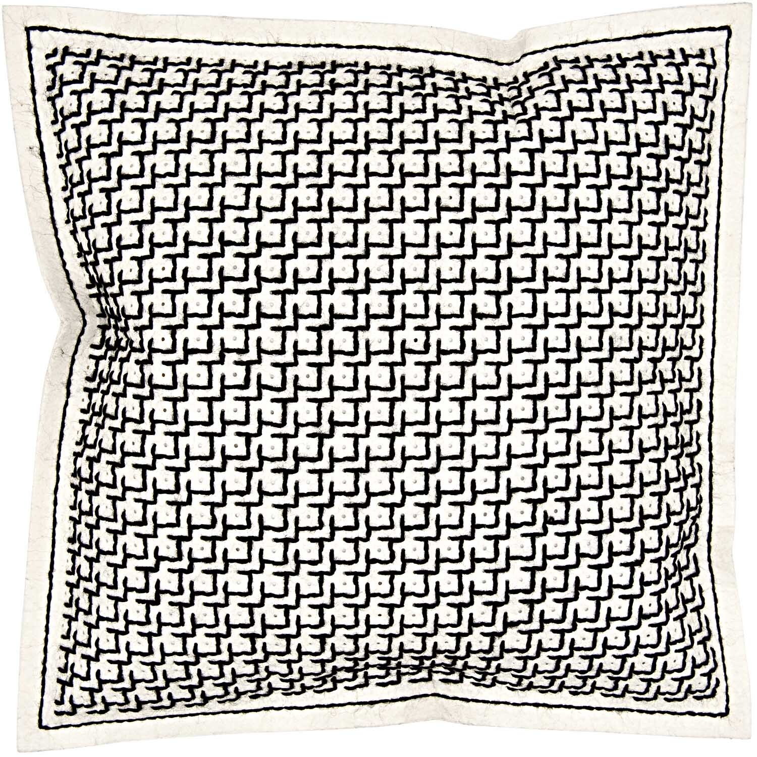 Filzkissen Holbeinstich 42x42cm zum Besticken von Rico Design