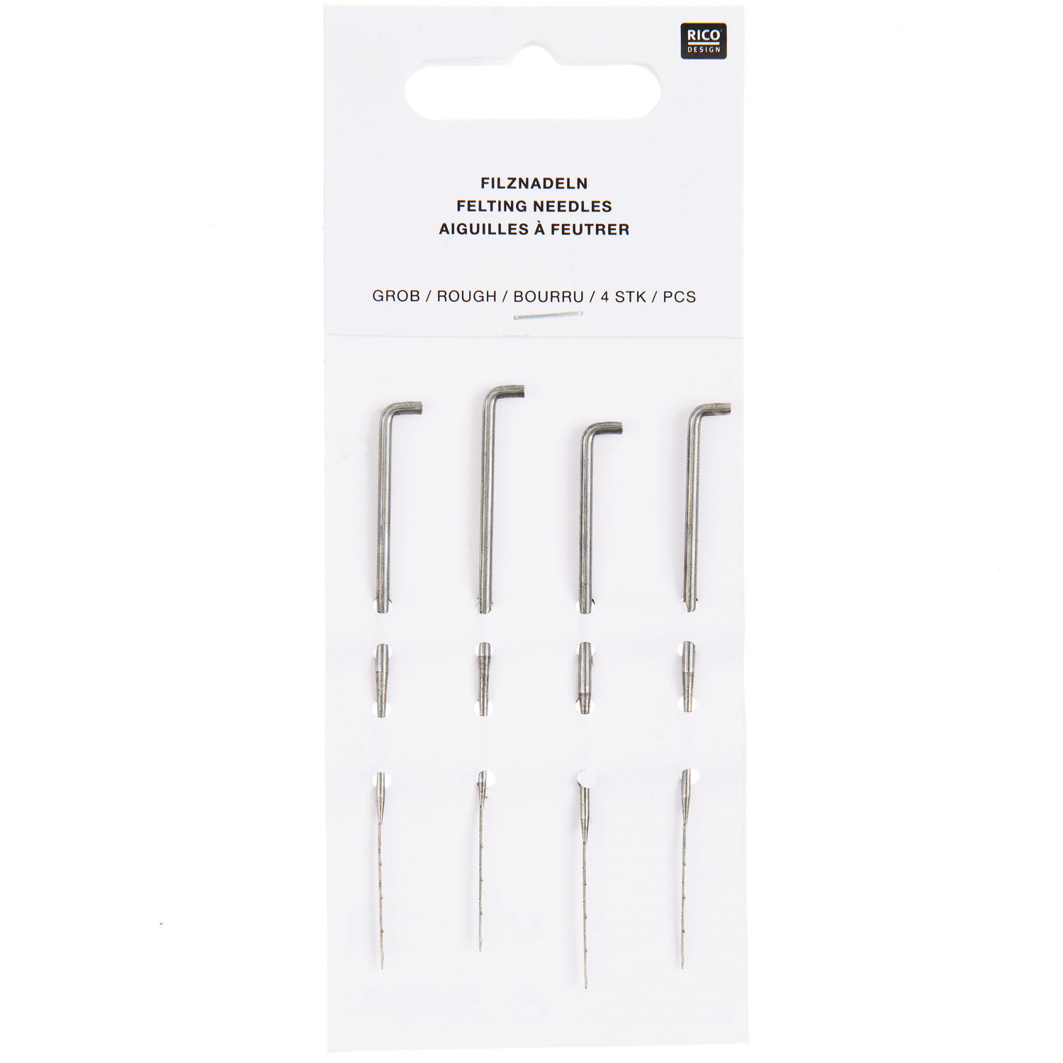 Rico Design Filz-Nadeln grob 4 Stück von Rico Design