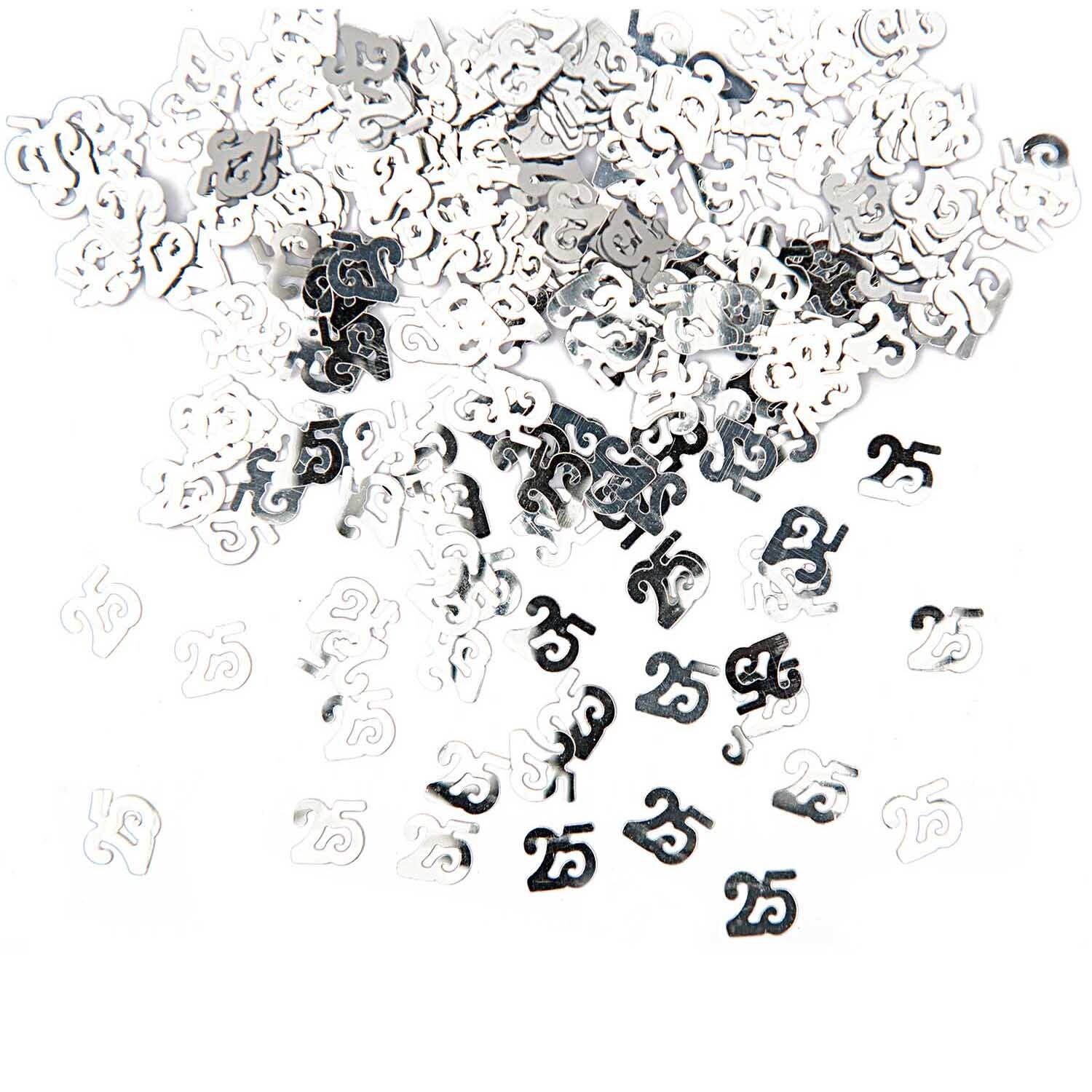Flitter Streu 25 silber 10g von Rico Design