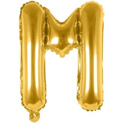 Folienballon Buchstabe gold 36cm von Rico Design