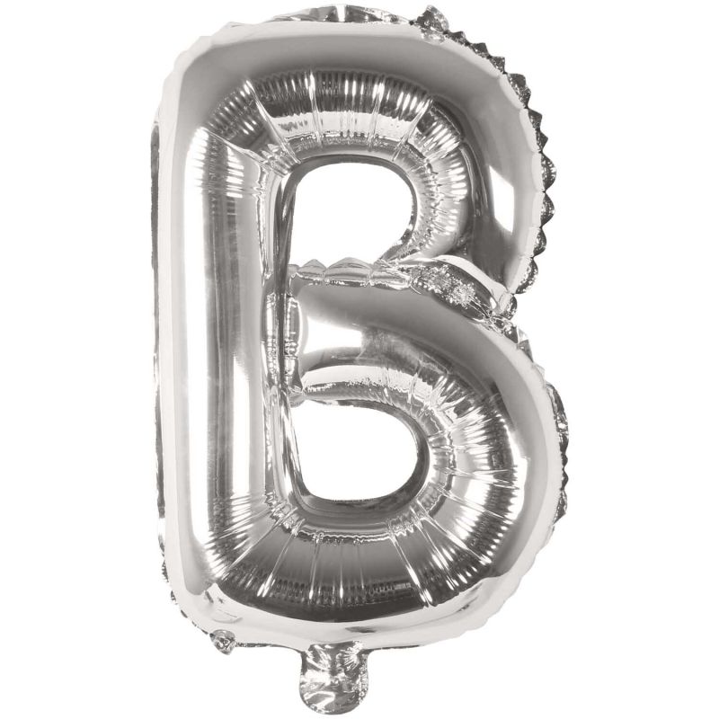 Folienballon Buchstabe silber 36cm Folienballon Buchstabe silber 36cm von Rico Design