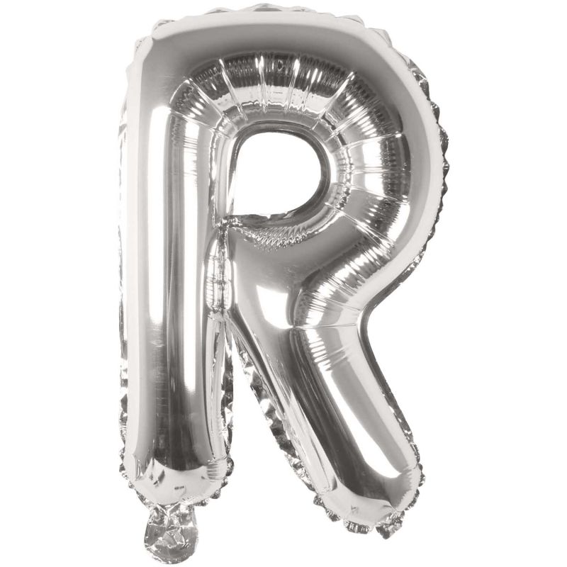 Folienballon Buchstabe silber 36cm von Rico Design