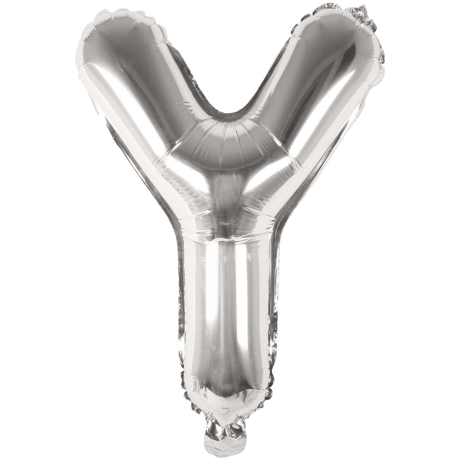 Folienballon Buchstabe silber 36cm Folienballon Buchstabe silber 36cm von Rico Design