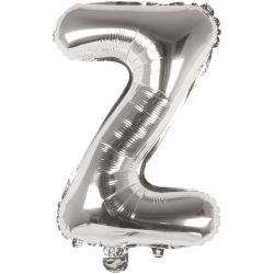 Folienballon Buchstabe silber 36cm Folienballon Buchstabe silber 36cm von Rico Design