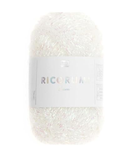 Rico Design Garn Knäuel DK 10 g Weiß Irisierend Rico Design Garn Knäuel DK 10 g Weiß Irisierend von Rico Design