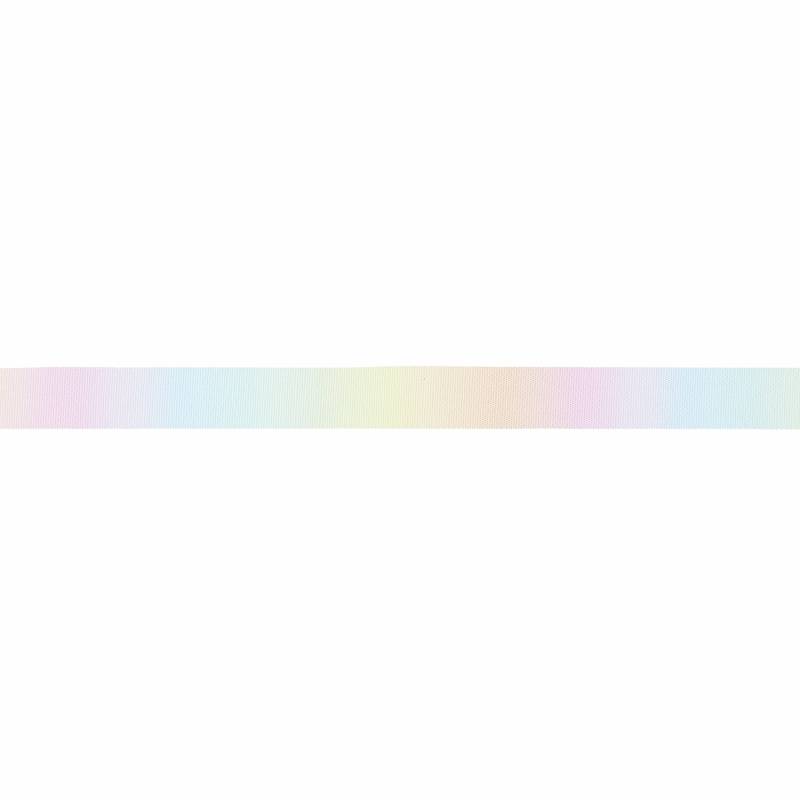 Rico Design Geschenkband Farbverlauf Pastell Regenbogen 16mm x 3m von Rico Design