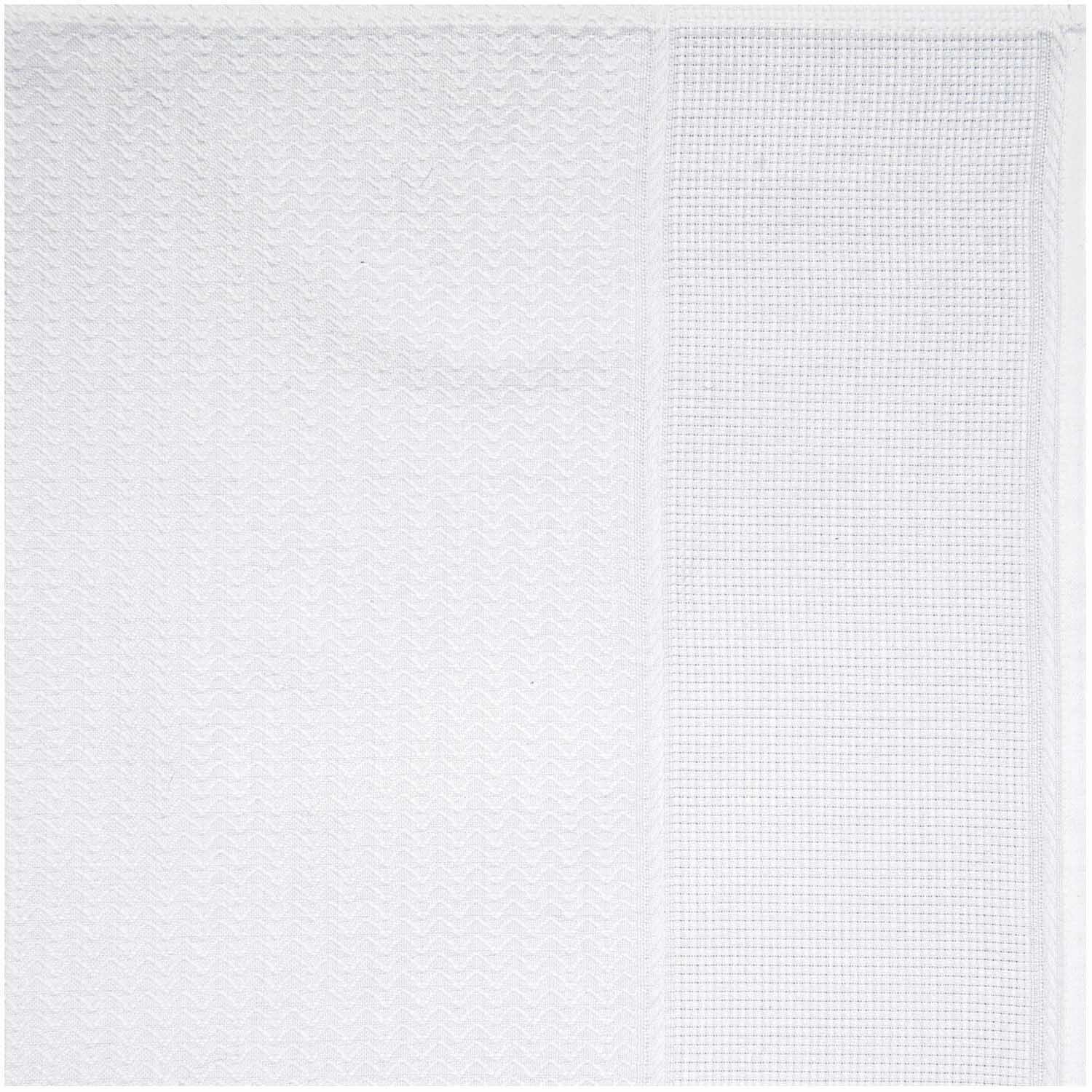 Geschirrtuch Wellen weiß 50x75cm von Rico Design