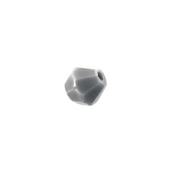 Rico Design Glasschliff-Raute Perlen 6mm 12 Stück grau opak von Rico Design