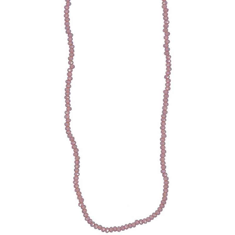 Glasschliffkette lila 70cm von Rico Design
