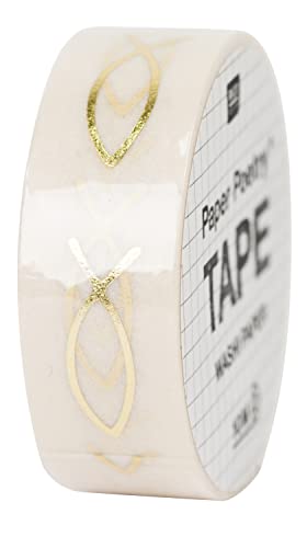 Rico Design Gold Washi Paper Adhesive Tape, 1,5 cm x 10 m Rico Design Gold Washi Paper Adhesive Tape, 1,5 cm x 10 m von Rico Design