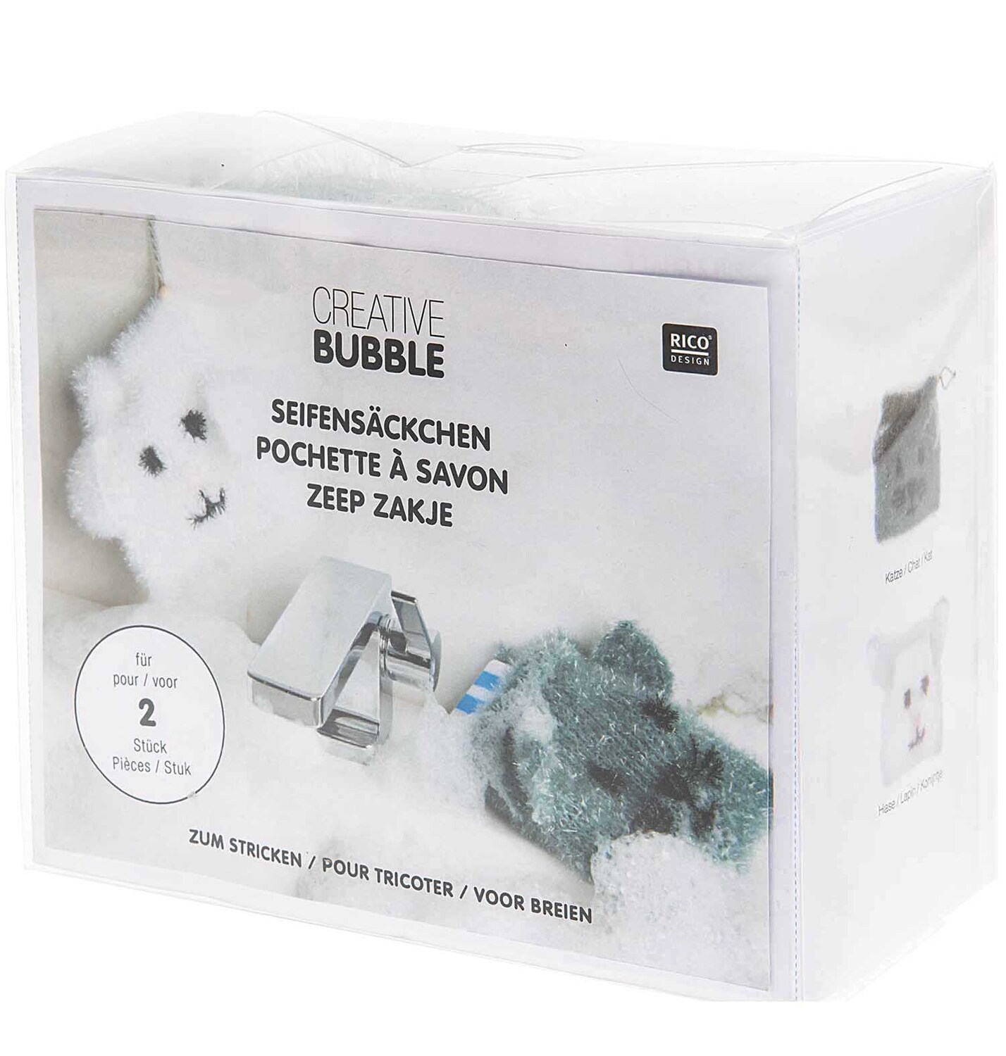 Strickset Creative Bubble Bath Seifensäckchen von Rico Design