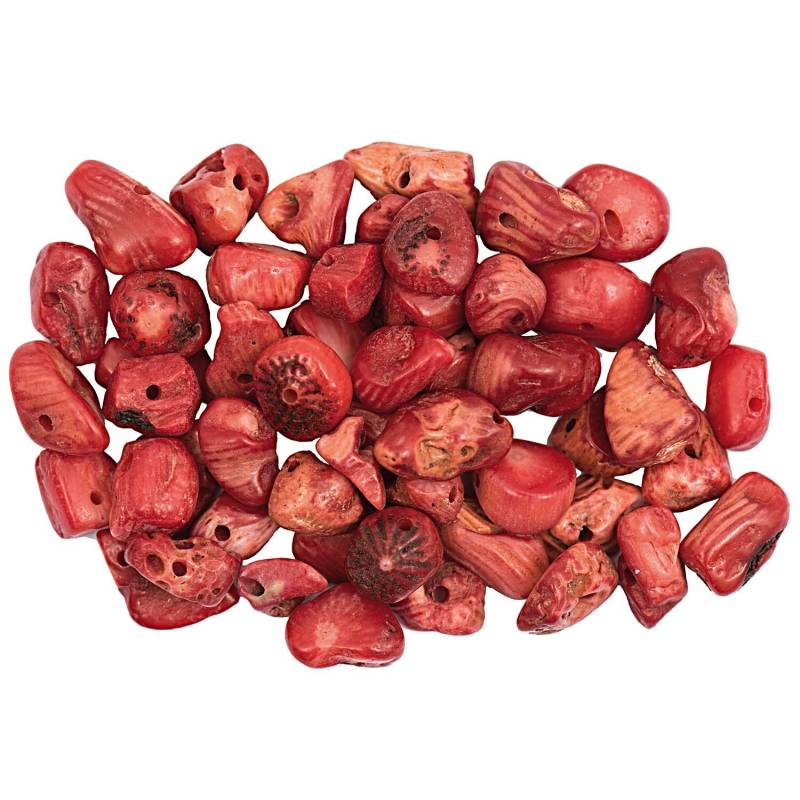 Rico Design Halbedelstein Splitter 18g Koralle von Rico Design