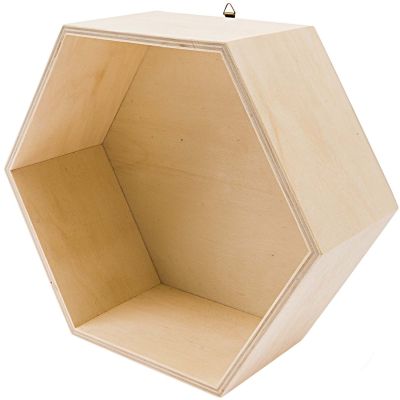 Holzbox sechseckig von Rico Design