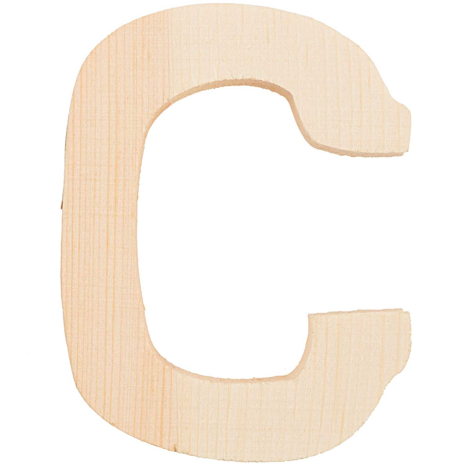Rico Design Holzbuchstaben 8cm C Rico Design Holzbuchstaben 8cm C von Rico Design