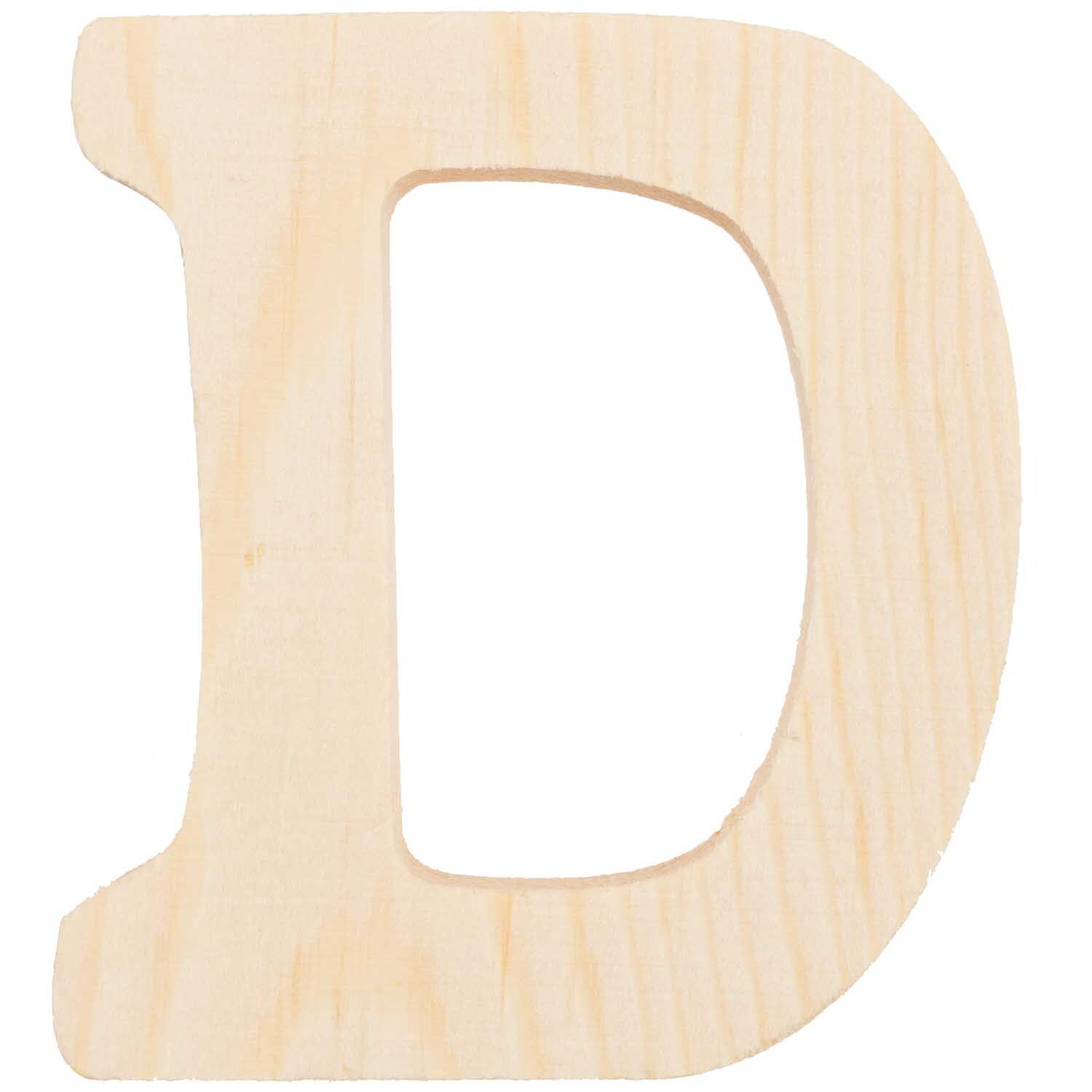 Rico Design Holzbuchstaben 8cm D Rico Design Holzbuchstaben 8cm D von Rico Design