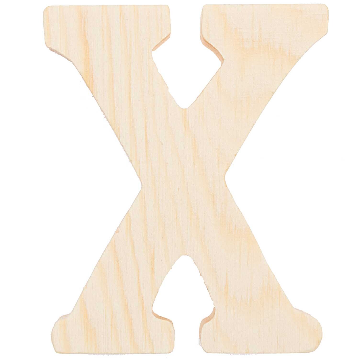 Rico Design Holzbuchstaben 8cm X Rico Design Holzbuchstaben 8cm X von Rico Design