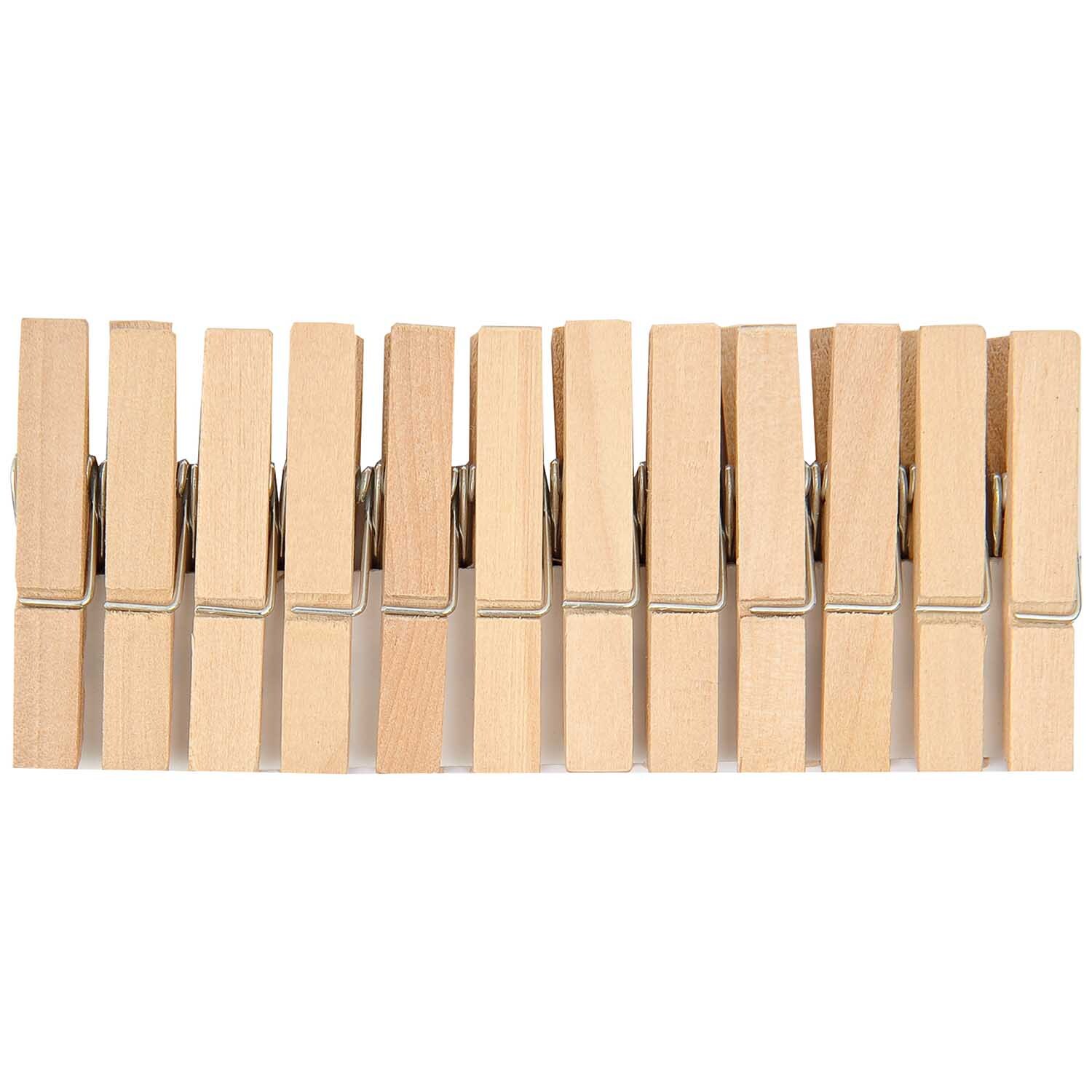 Holzklammern natur 4,5cm 24 Stück Holzklammern natur 4,5cm 24 Stück von Rico Design