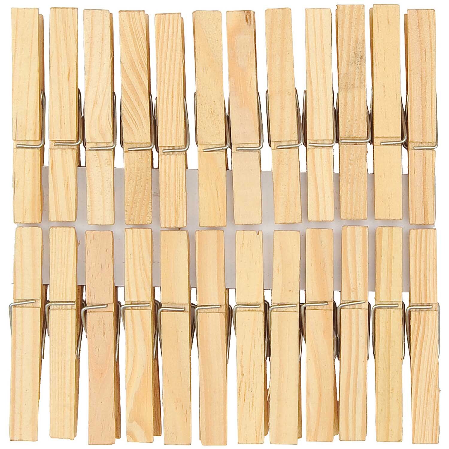 Holzklammern natur 7,2cm 50 Stück Holzklammern natur 7,2cm 50 Stück von Rico Design