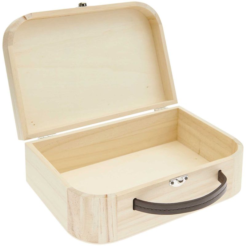 Holzkoffer natur 25x17x8,5cm Holzkoffer natur 25x17x8,5cm von Rico Design