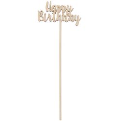 Holzpicker Happy Birthday 24,2x8cm Holzpicker Happy Birthday 24,2x8cm von Rico Design