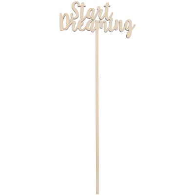Holzpicker Start Dreaming 27x6,5cm Holzpicker Start Dreaming 27x6,5cm von Rico Design